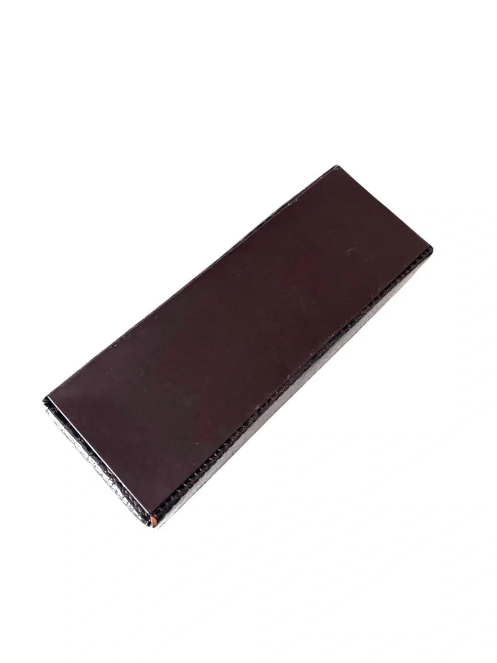 NWOT Alfred Design Keepsake Jewelry Box Genuine Croc Embossed Leather w/ Key